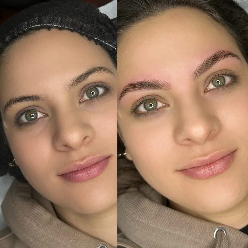 Before and after result of Lamination