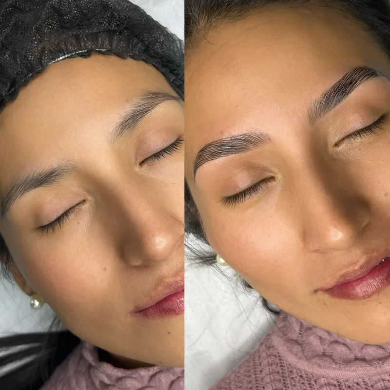 Before and after result of Lamination