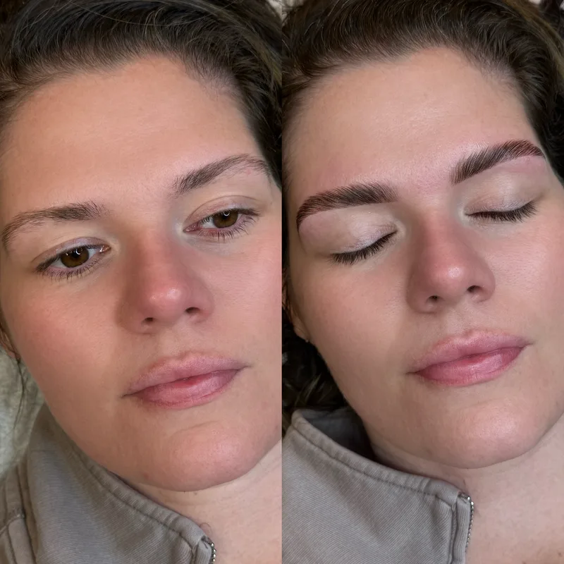 Before and after result of Lamination