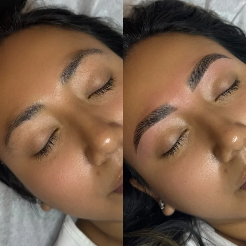 Before and after result of Lamination