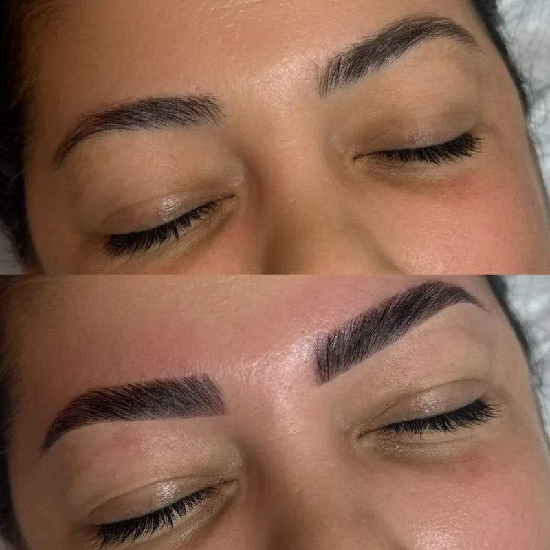 Before and after result of Lamination