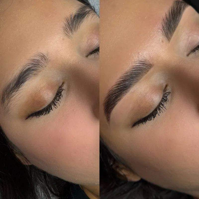 Before and after result of Lamination