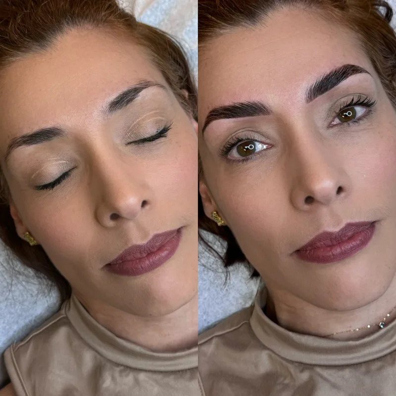 Before and after result of Lamination