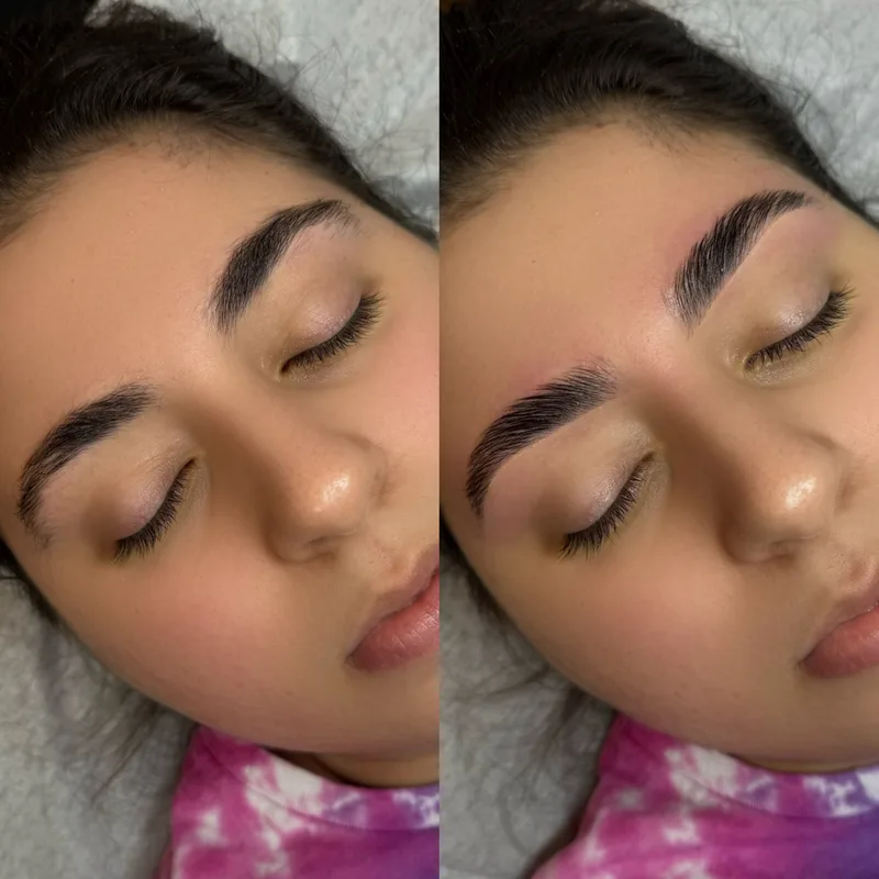 Before and after result of Lamination